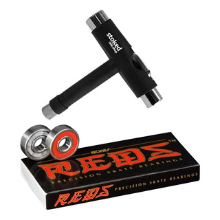 Bones Reds Bearings Paquete De 8 Unidades Para [skateboards, Bones Reds Bearings Paquete De 8 Unidades Para [skateboards,