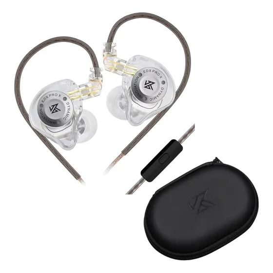Kz Edx Pro X Audífonos In-ear Con Micrófono Y Estuche