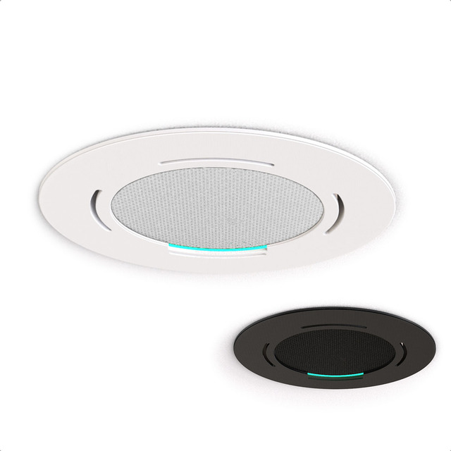 Suporte De Embutir No Teto Gesso Redondo Para Alexa Echo Pop Suporte De Embutir No Teto Gesso Redondo Para Alexa Echo Pop