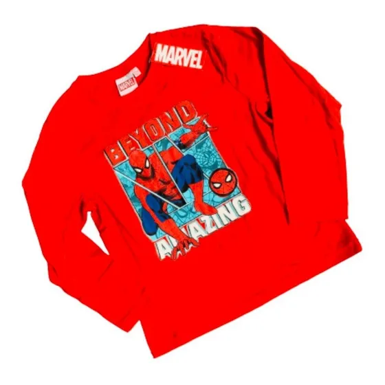 Franelas Niños Manga Larga ,del Hombre Araña Algodón!