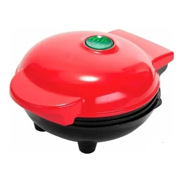 Mini Wafflera Eléctrica 110V Con Doble Planchas Antiadherentes