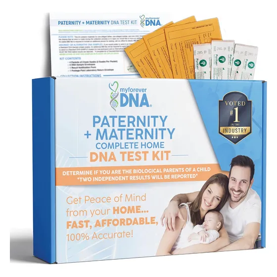 El Kit De Prueba De Adn De Maternidad + Paternidad Incluye T