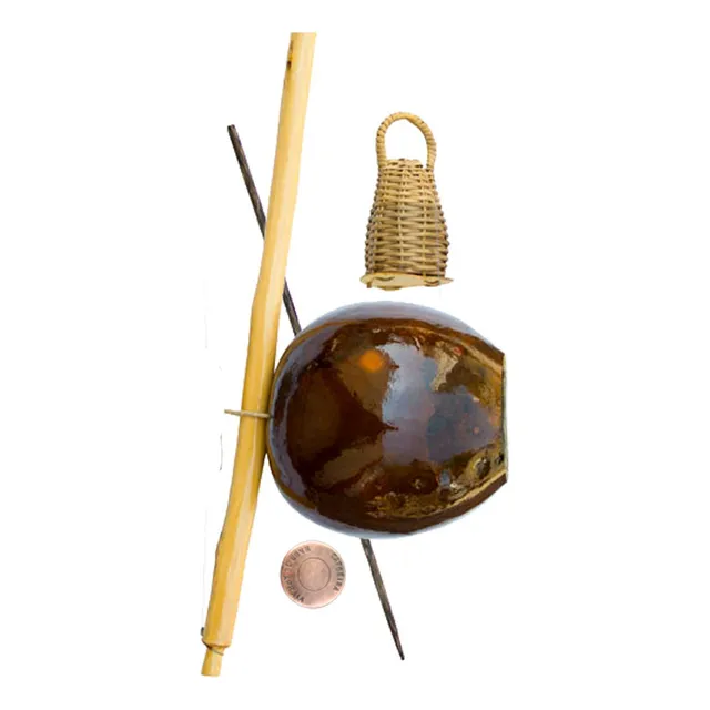 Berimbau Biriba Capoeira Viola Com Dobrão - Rabo De Arraia