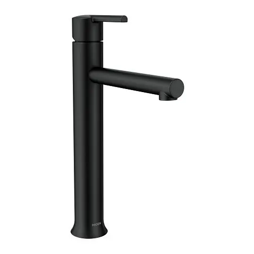 Monomando Para Lavabo Moen Arlys 6771 Negro Mate