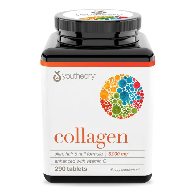 Complemente El Colágeno Avanzado De Youtheory Con Vitamina C