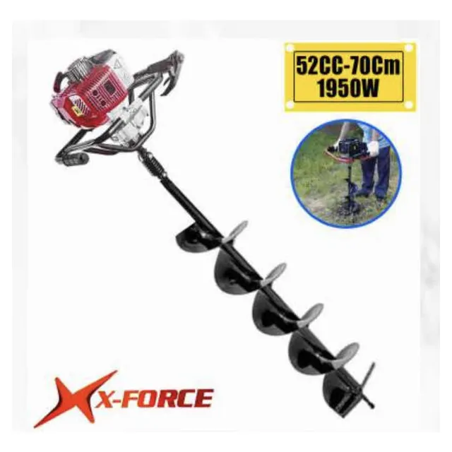 Cava Hoyos  Hoyadora Gasolina 52cc 1950w 70cm Xfo