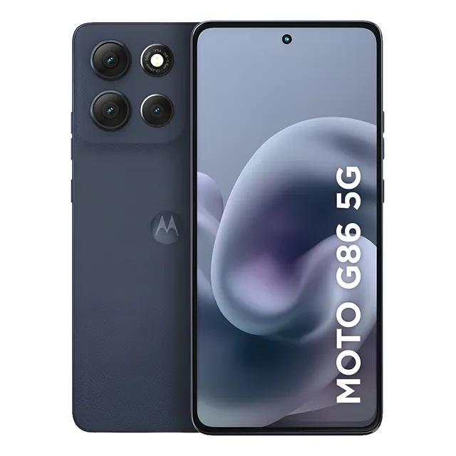 Smartphone Motorola Moto G86 5g - 256gb 24gb (8gb Ram+16gb Ram Boost) Tela 1.5k Poled, 50mp Sony Camera Ois Moto Ai, Videos Em 4k, Ip68 + Ip69 - Grafite