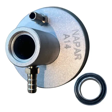 Flange Adaptadora Trocador Calor Câmbio Tf70 Peugeot Citroen