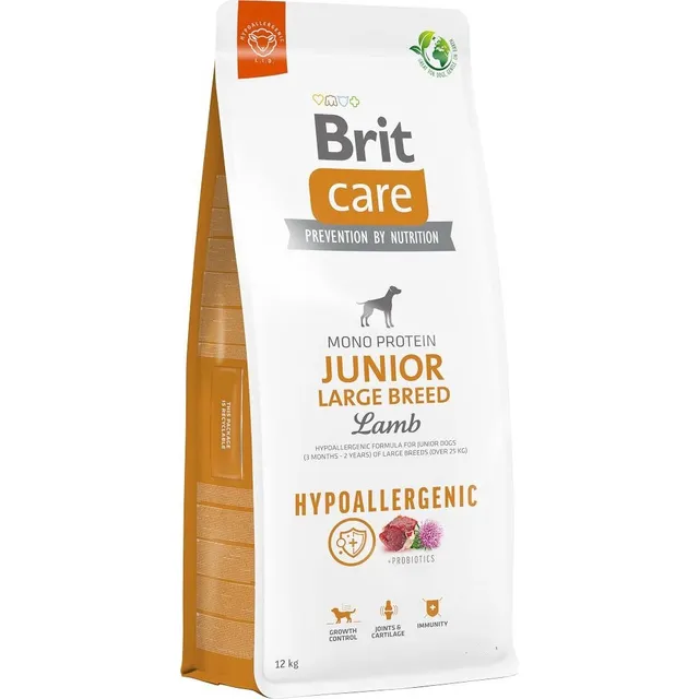 Brit Care Dog Hypoallergenic Junior Large Breed Lamb 12kg