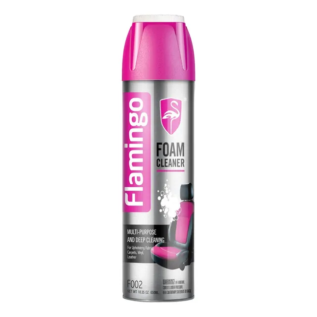 Limpia Tapicería Tela Y Cuero En Espuma Flamingo 650ml F002