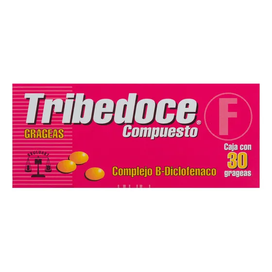 Tribedoce compuesto Tribedoce Compuesto Diclofenaco/ Complejo B Caja C/30 Grageas - Loeffler, s.a. de c.v.