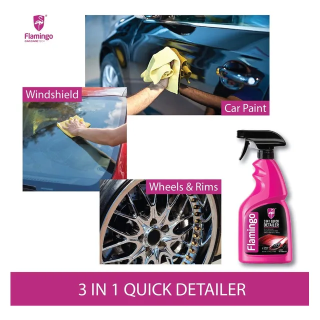Detallador Rapido Flamingo 500 Ml (quick Detailer)  3 En 1.