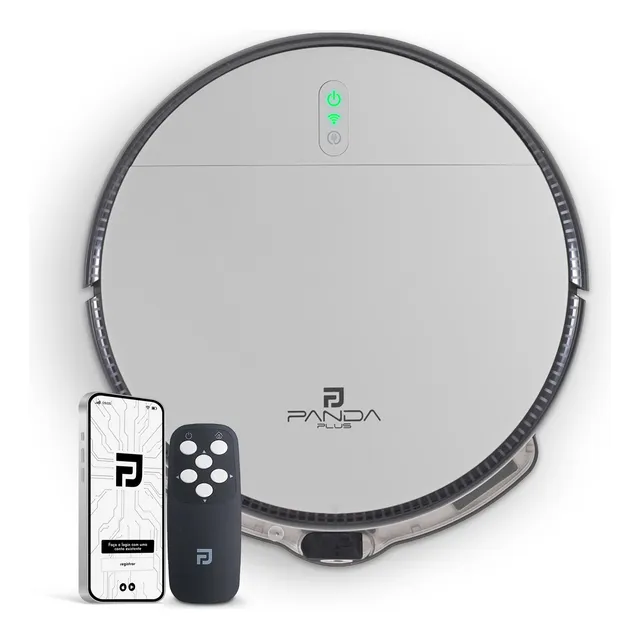 Aspirador Robô Base Carregamento Automático Bivolt Wifi App