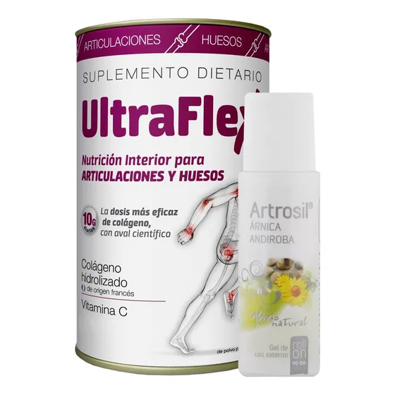 Combo Prevención Y Alivio Del Dolor Ultraflex + Artrosil Sabor Limón