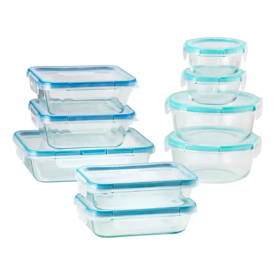 Snapware Pure Pyrex Glass,  Recipientes De Vidrio, 18pzs