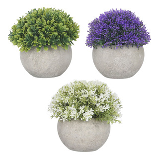 Base Redonda Artificial Para Decoración De Plantas Falsas, 3 Base Redonda Artificial Para Decoración De Plantas Falsas, 3