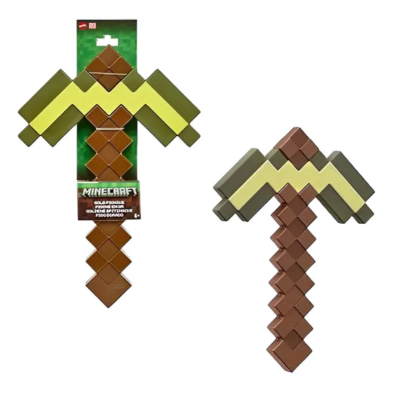 Minecraft Vanilla Armas De Batalha - Picareta De Ouro Hff59