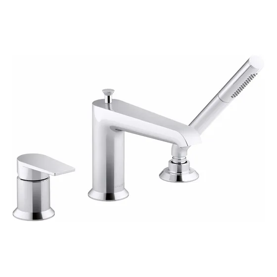 Kohler K-97070-4-cp Grifo Tubo Pista Cromo Pulido