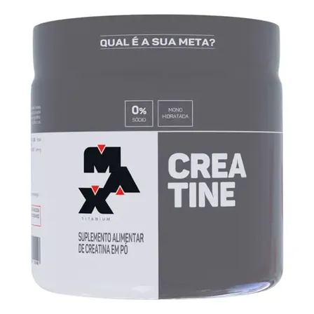 Creatina 150g Creatina Monohidratada Max Titanium Sem Sabor Alta Pureza