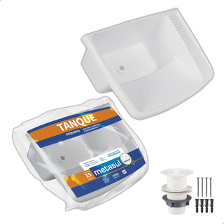 Tanque De Lavar Roupas Com Kit De Instalação Branco 15l Tanque De Lavar Roupas Com Kit De Instalação Branco 15l