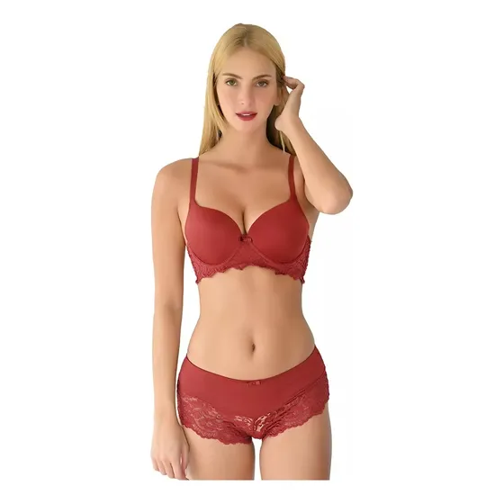 Elegante Coordinado Brasier Y Cahcetero, Carnival 114390c2