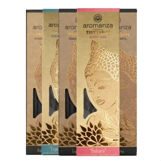 Sahumerios Tibetanos Extra Fuerte Aromanza Línea Completa