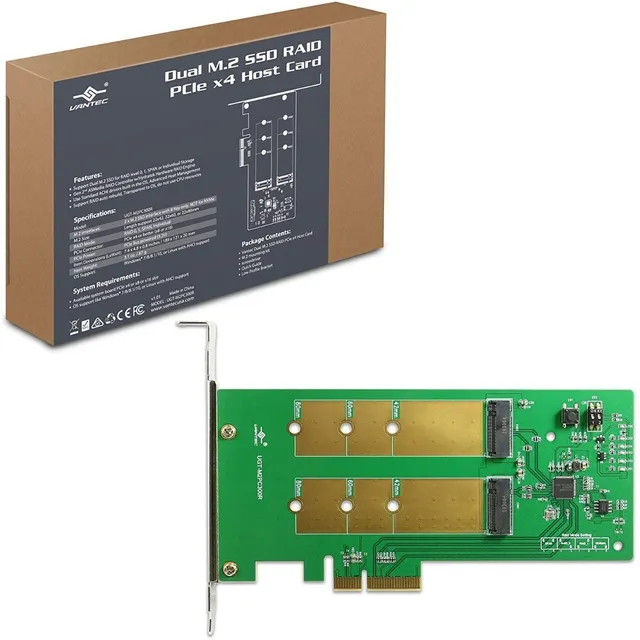 Dual M.2 Ssd Raid Pcie X4 Tarjeta De Host Ugt-m2pc300r