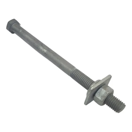 Perno Acero Galvanizado 5/8 X 9  Con Tuerca Para Poste 