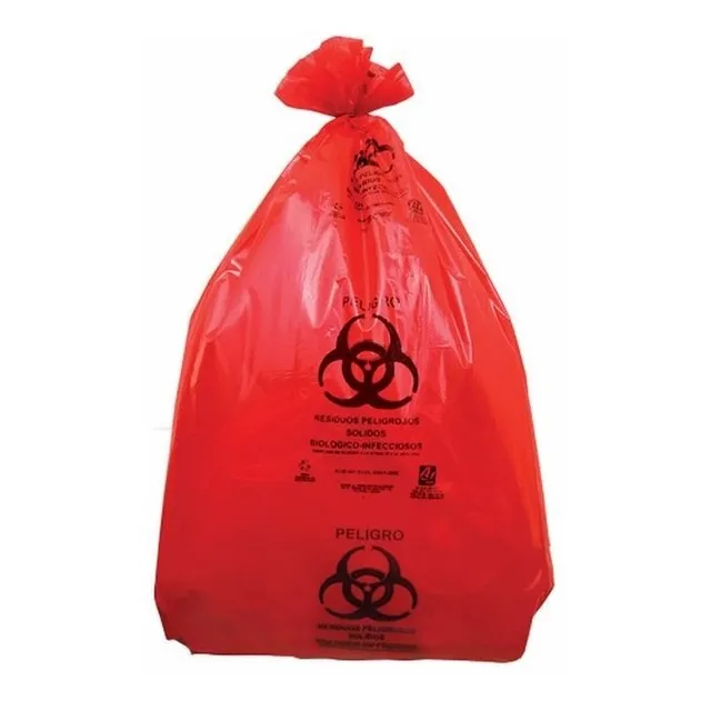Bolsa Para Desecho Biologico 50x50 Bulto De 150unds
