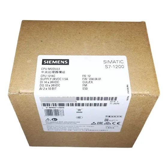 Simatic S7-1200, Cpu 1214c 6es7214-1ag40-0xb0 Siemens