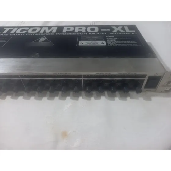 Compressor Behringer Processor Model Mdx 4600