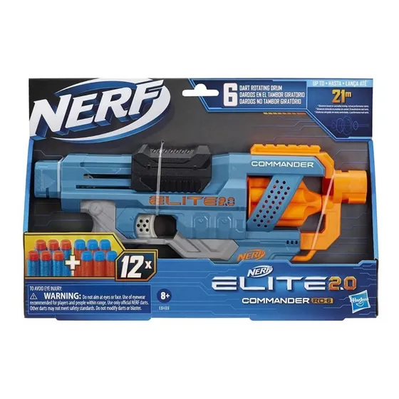Hasbro Nerf Elite 2.0 Commander Rd-6 Con Dardos
