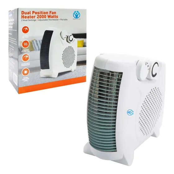 Caloventor Estufa Electrico 2000w De Mesa 2 Años De Gtia