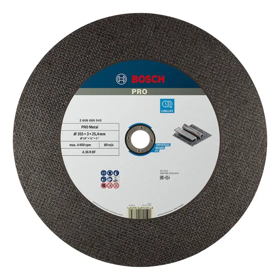 Disco Corte Sensitiva Bosch Metal 355mm 14''