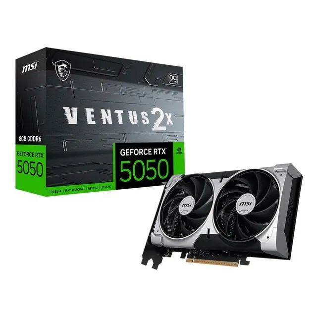 Placa De Vídeo Msi Geforce Rtx 5050 8gb Gddr6 Ventus 2x Oc