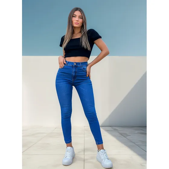 Pantalon Mujer Chupin Elastizado Iara