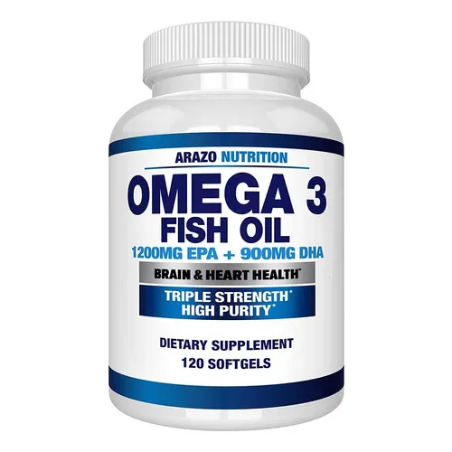 Arazo Omega 3 Aceite De Pescado Epa+dha 120 Cápsulas Sabor Sin Sabor