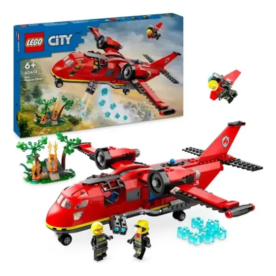 Lego City Avion De Rescate De Bomberos