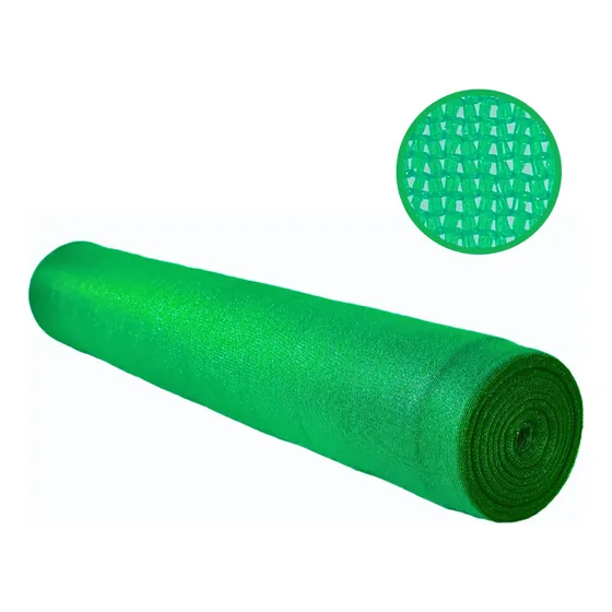 Malla Polisombra Verde Al 80% X Rollo 100m Largo X 4m Ancho