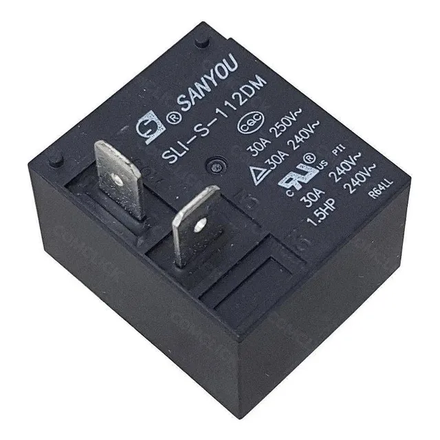 5x Relé Sanyou Sli-s-112dm - 30a 250v 12vdc Ar Condicionado