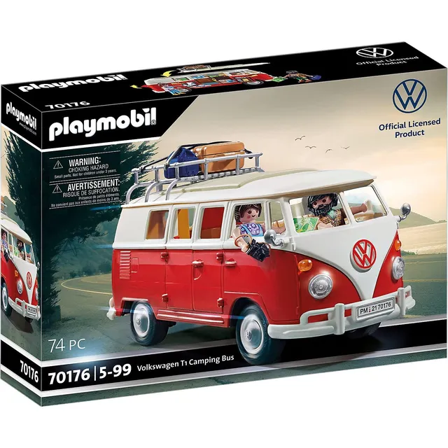 Playmobil Combi Volkswagen T1 Camping Bus 74 Pzs