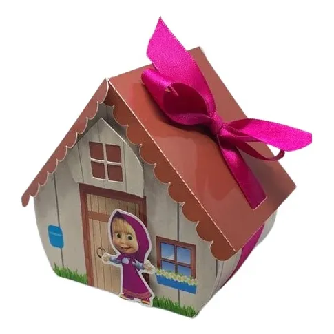 Cotillón. Caja Casa Masha Y El Oso. Paw Patrol. Peppa Pig