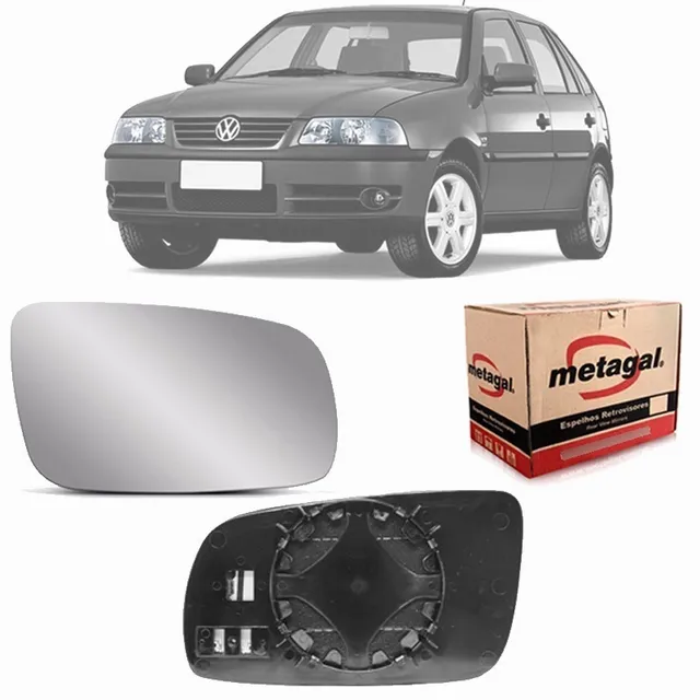 Vidro Lente  Retrovisor Gol G3 G4 2000 A 2009 Lado Direito