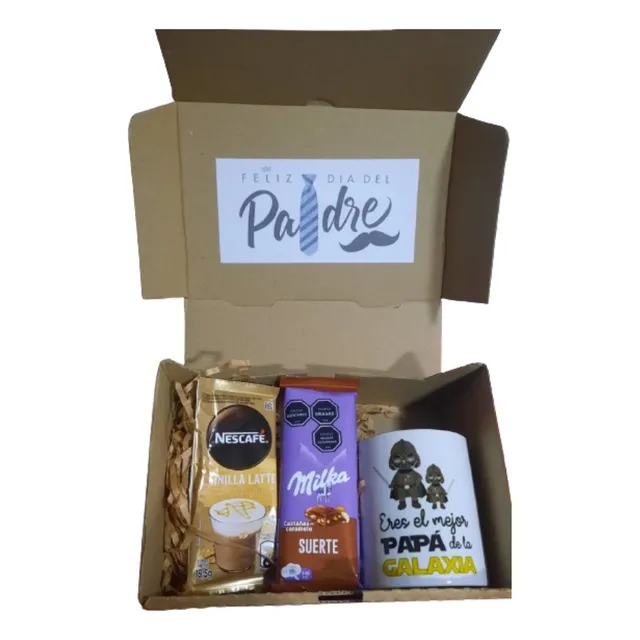Caja Con Taza Personalizada Dia Del Padre Regalo Souvenirs