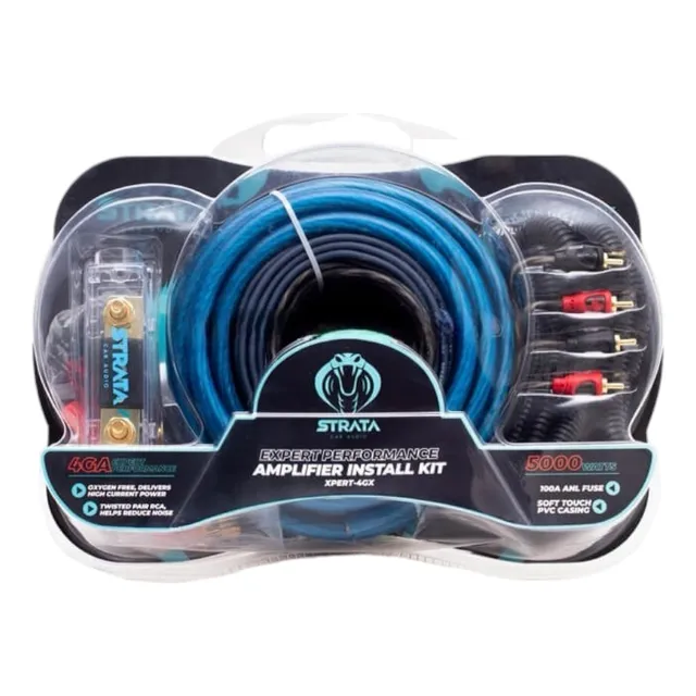 Kit De Cable Calibre 4 - Para Amplificador- Strata