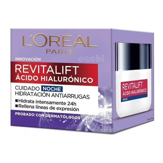 Revitalift® Crema Noche Ácido Hialurónico 50ml | Antiarrugas
