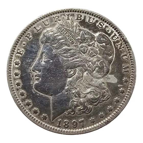Moneda Estados Unidos 1 Dólar, 1897 Plata 900 Km# 110 - 334