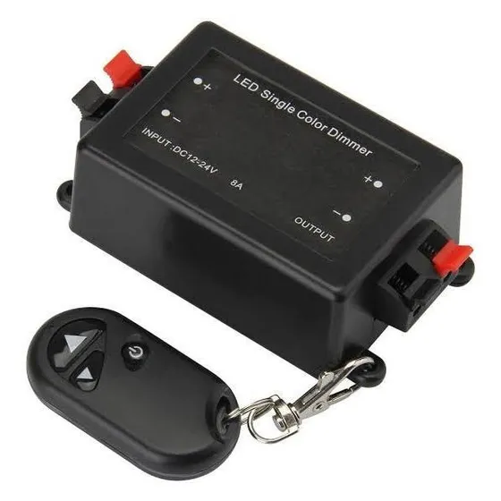 Control Dimmer  Radiofrecuencia Tira Led 12-24 Volts