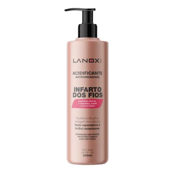 Acidificante Antiporosidade Infarto Dos Fios Lanox Pro 300ml