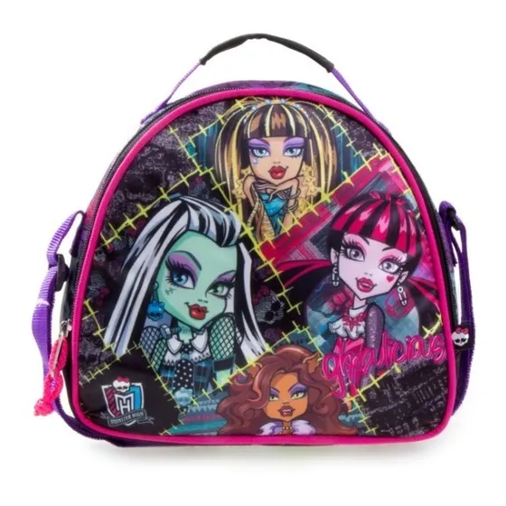Lonchera Escolar Para Niña, Original Monster High